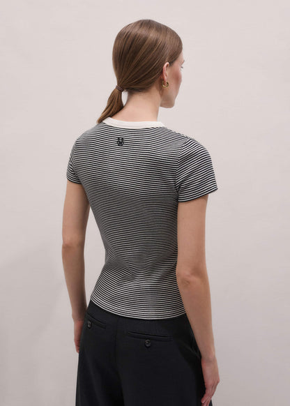 ME+EM Clothing Black Swan Slim Tee