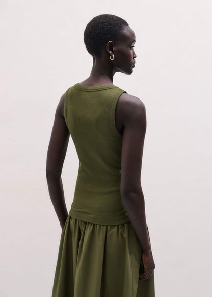 ME+EM Clothing Olive Green Perfect Basic Vest