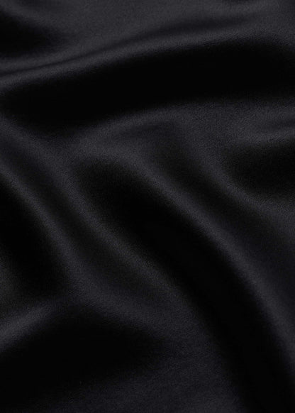 ME+EM Clothing Black Silk Satin Evening Tank Top