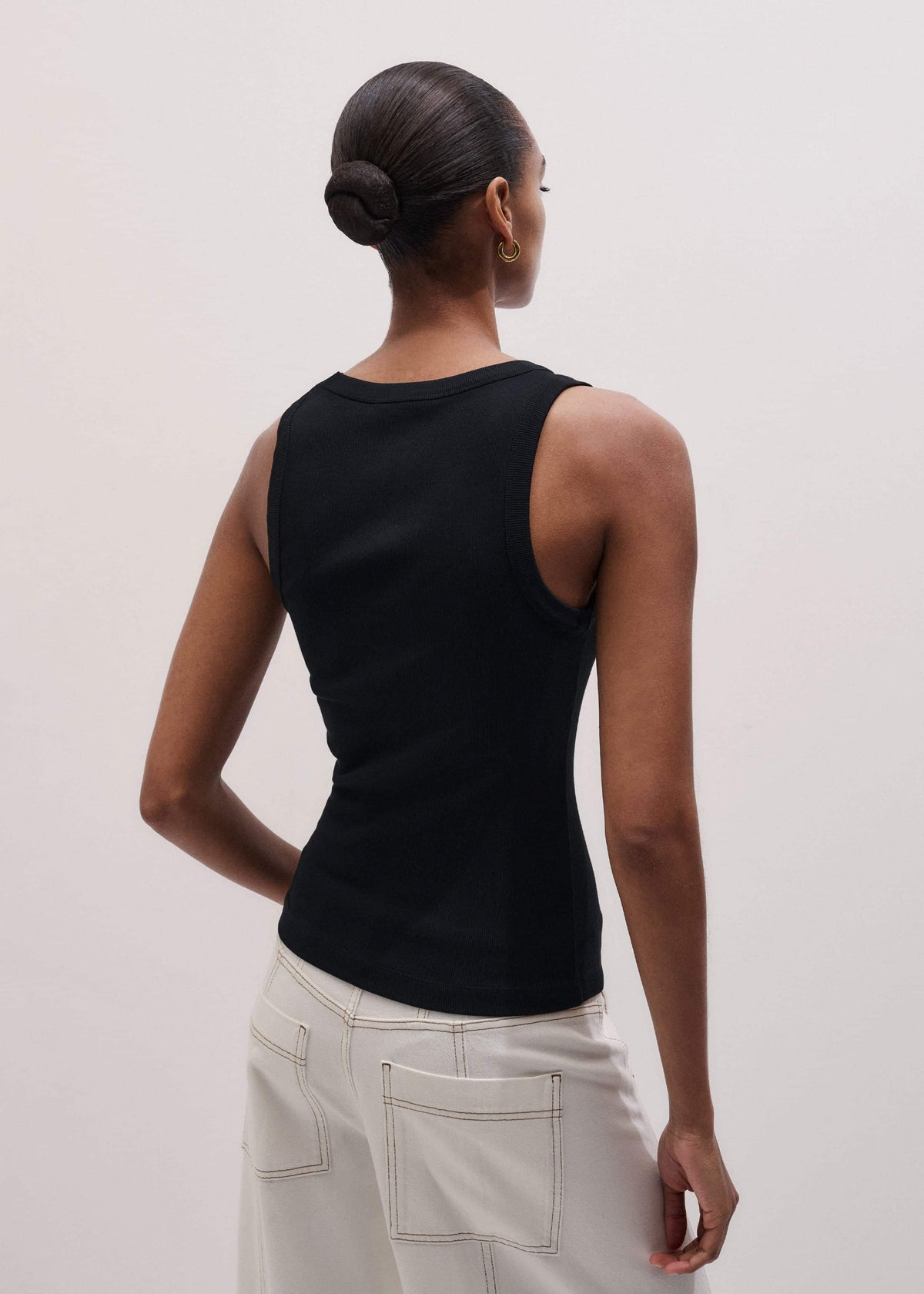 ME+EM Clothing Black Ultimate V-Neck Vest