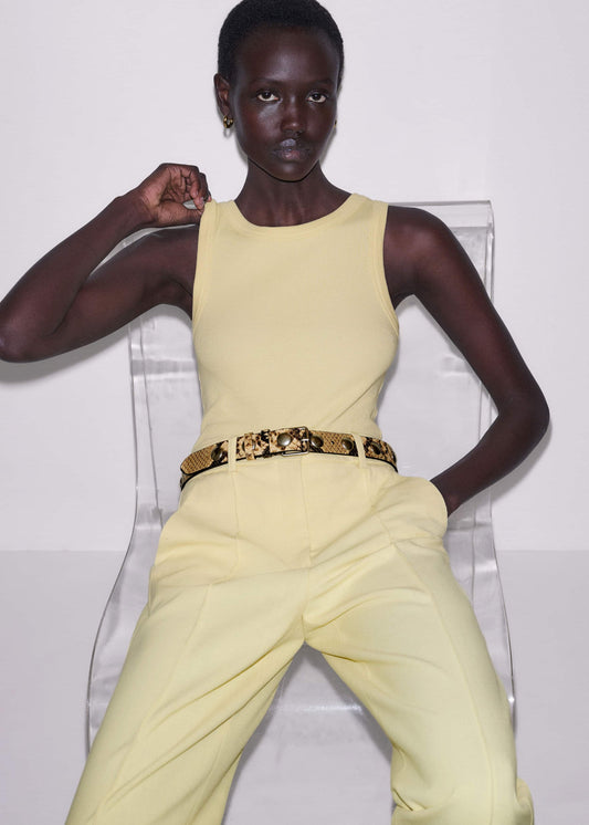 ME+EM Clothing Lemon Yellow Perfect Basic Vest