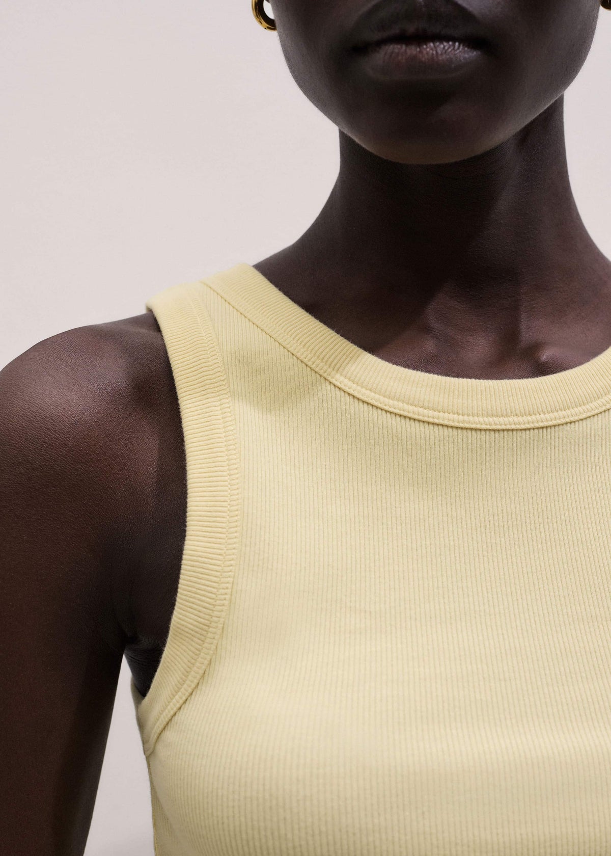 ME+EM Clothing Lemon Yellow Perfect Basic Vest
