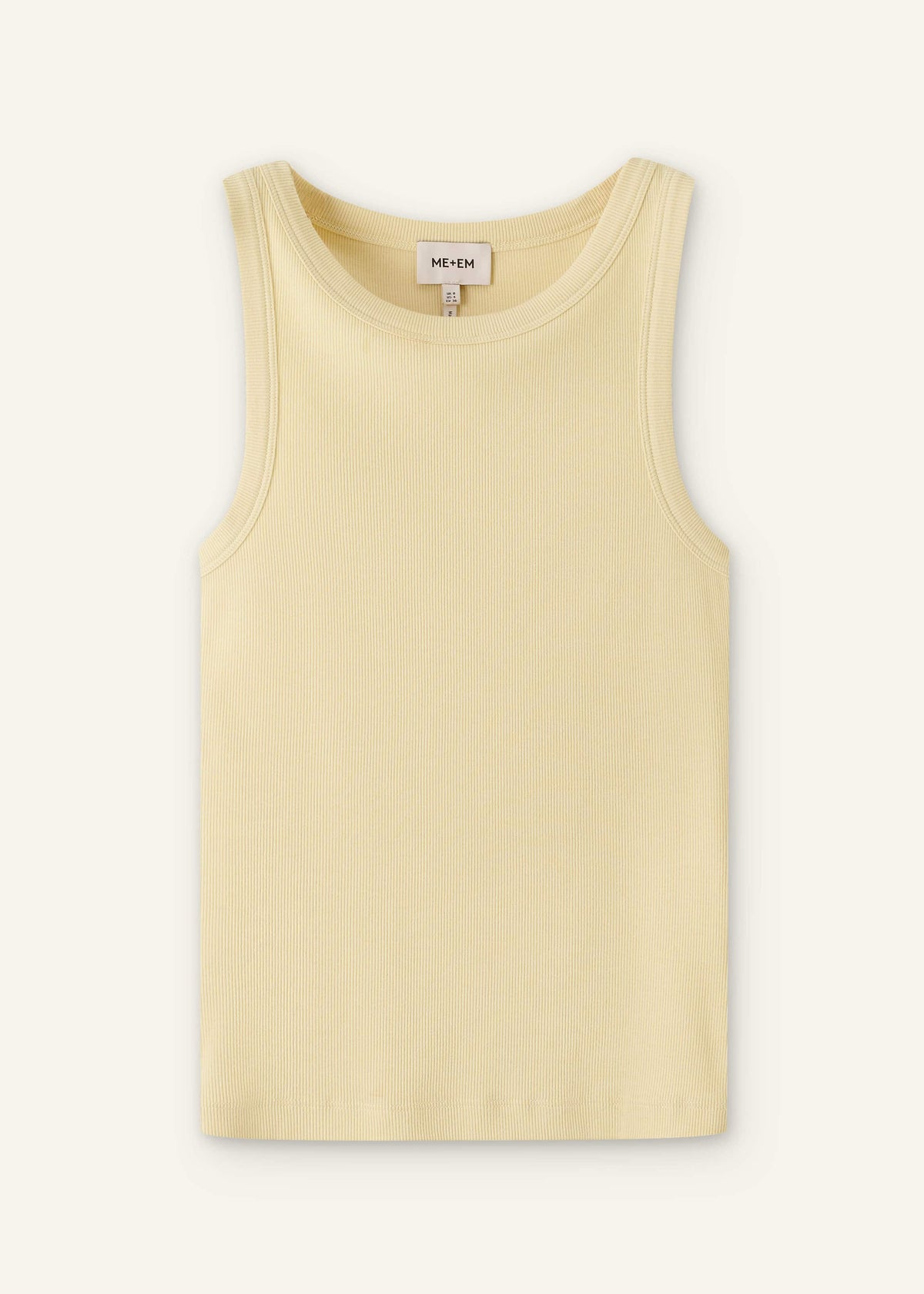 ME+EM Clothing Lemon Yellow Perfect Basic Vest