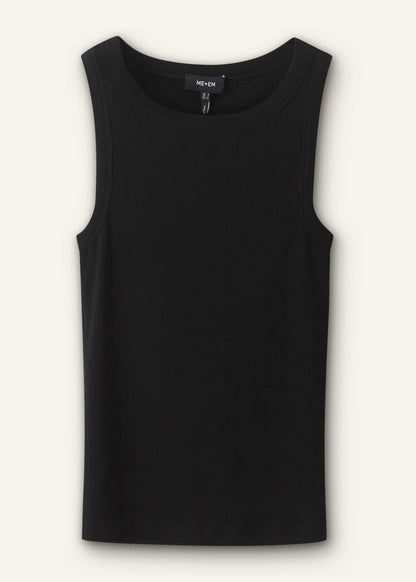 ME+EM Clothing Black Ultimate Crew Neck Tank
