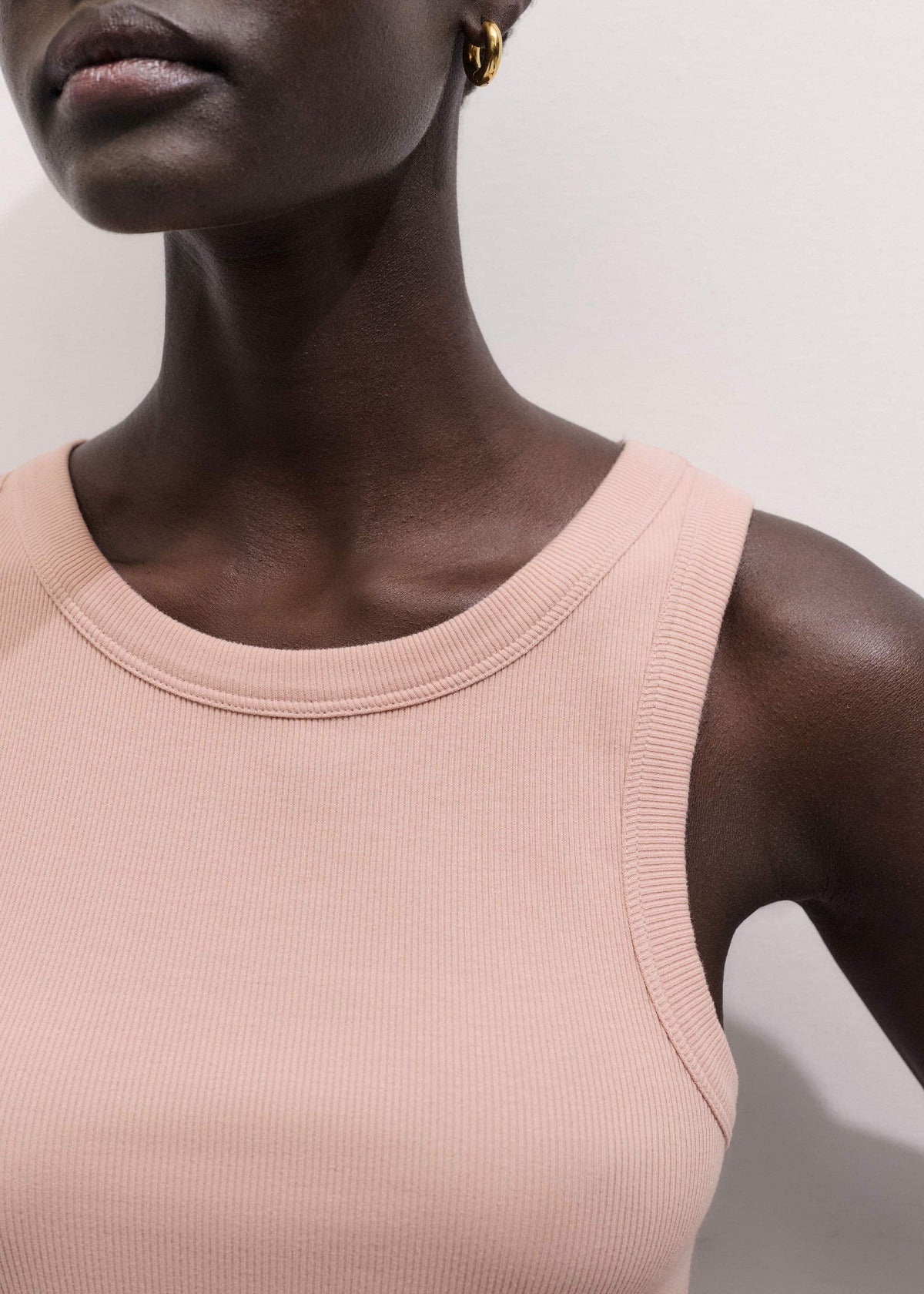 ME+EM Clothing Blush Pink Perfect Basic Vest