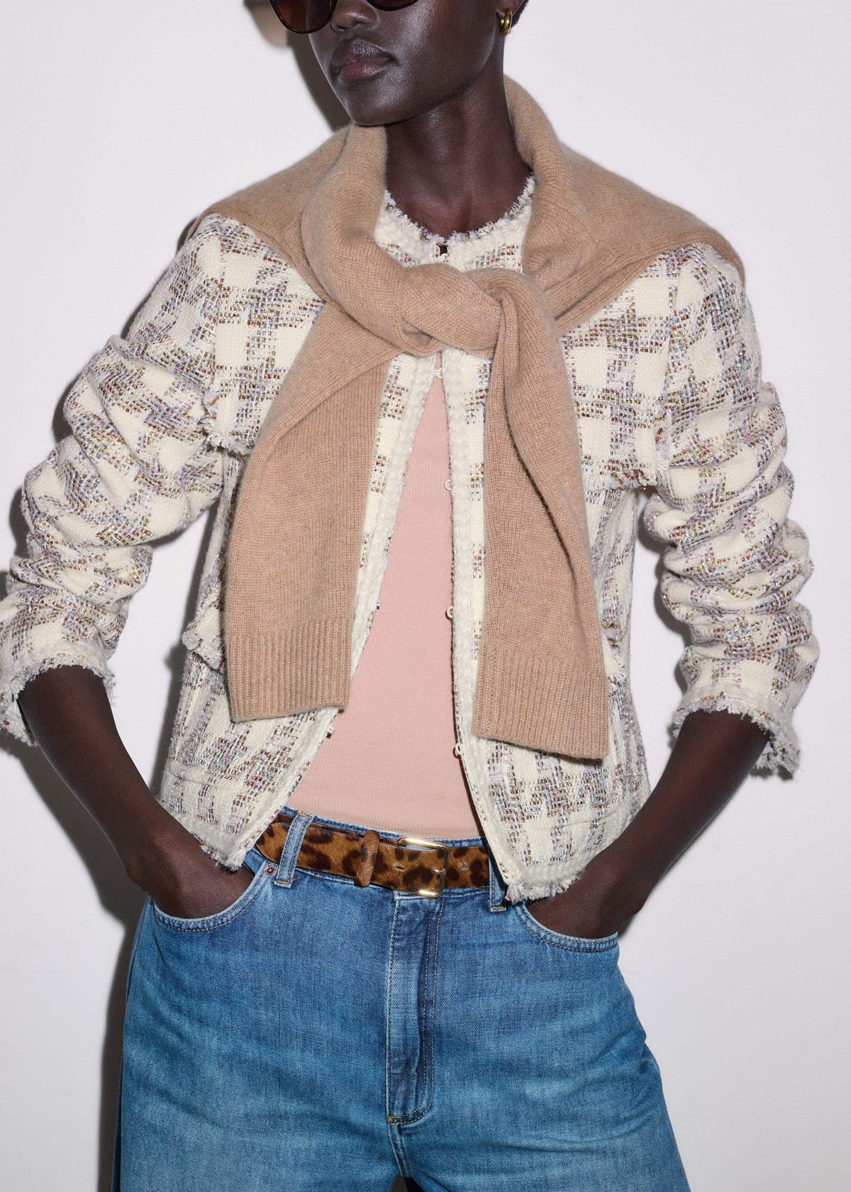 ME+EM Clothing Blush Pink Perfect Basic Vest