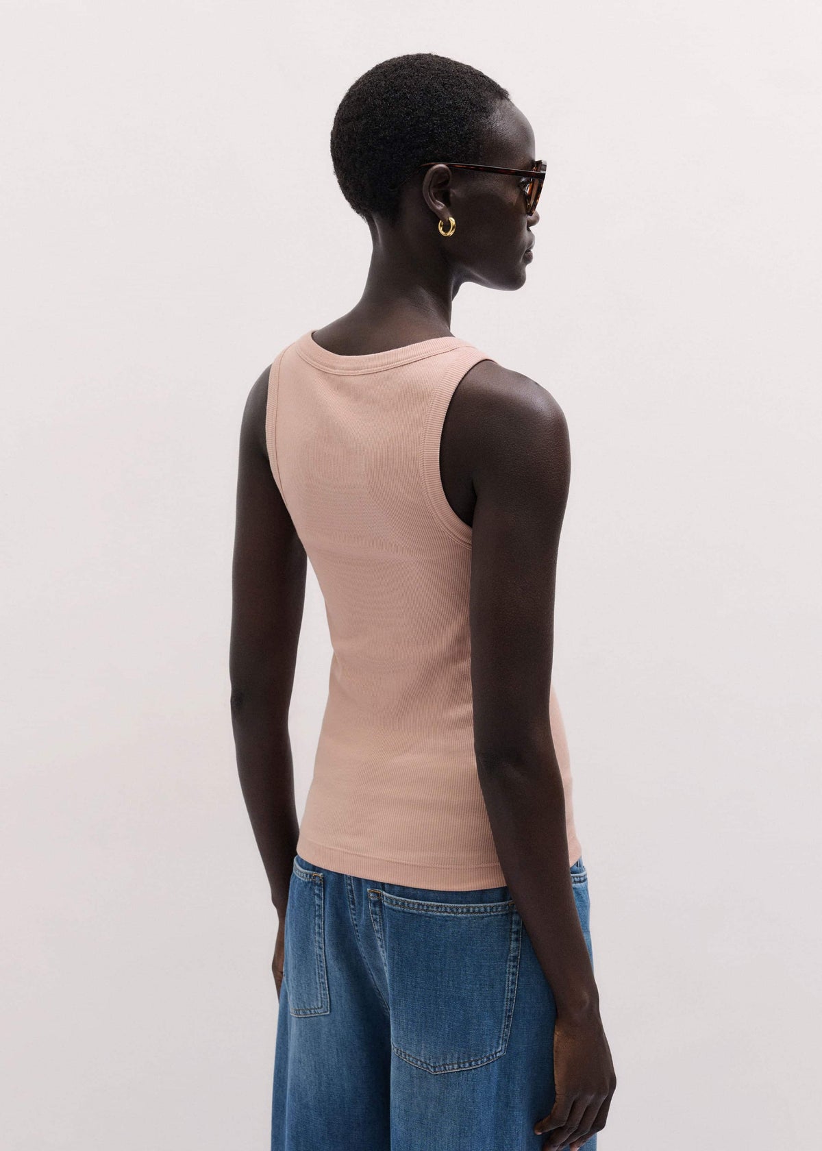 ME+EM Clothing Blush Pink Perfect Basic Vest