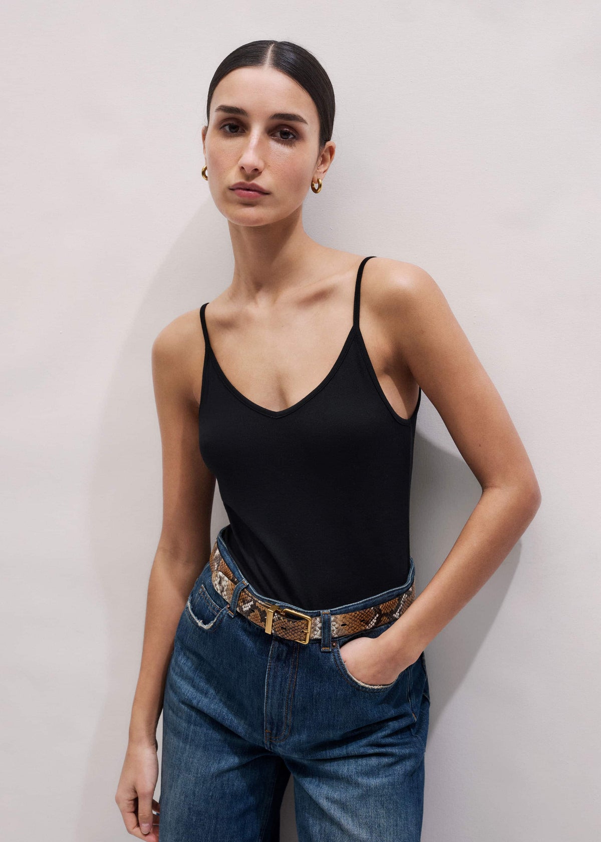 ME+EM Clothing Black Fashion First Aid Cami