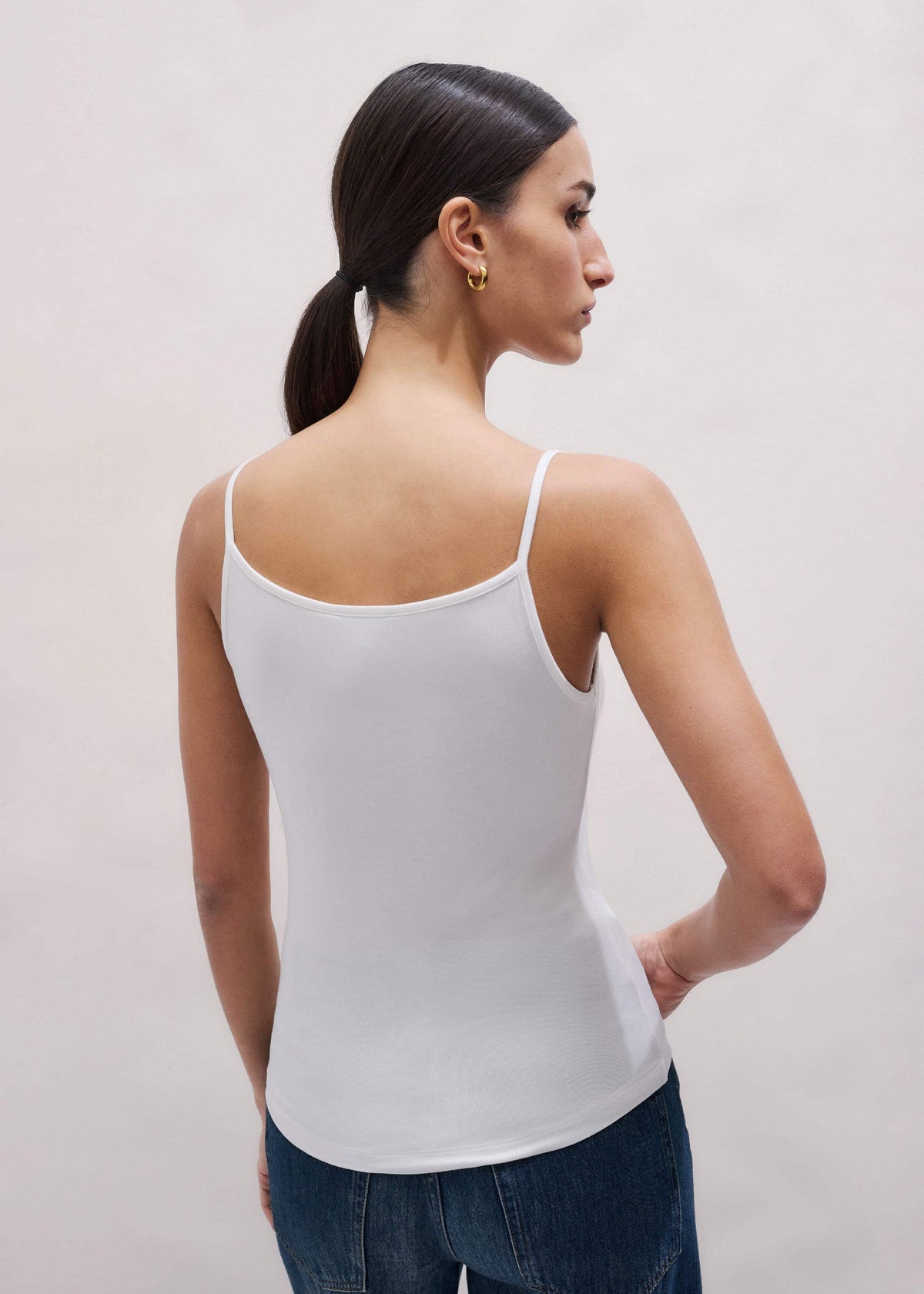 ME+EM Clothing White Fashion First Aid Cami