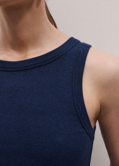 ME+EM Clothing Navy Ultimate Crew Neck Perfect Basic Tank