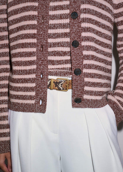 ME+EM Clothing Cinnamon Brown Straight Cardigan