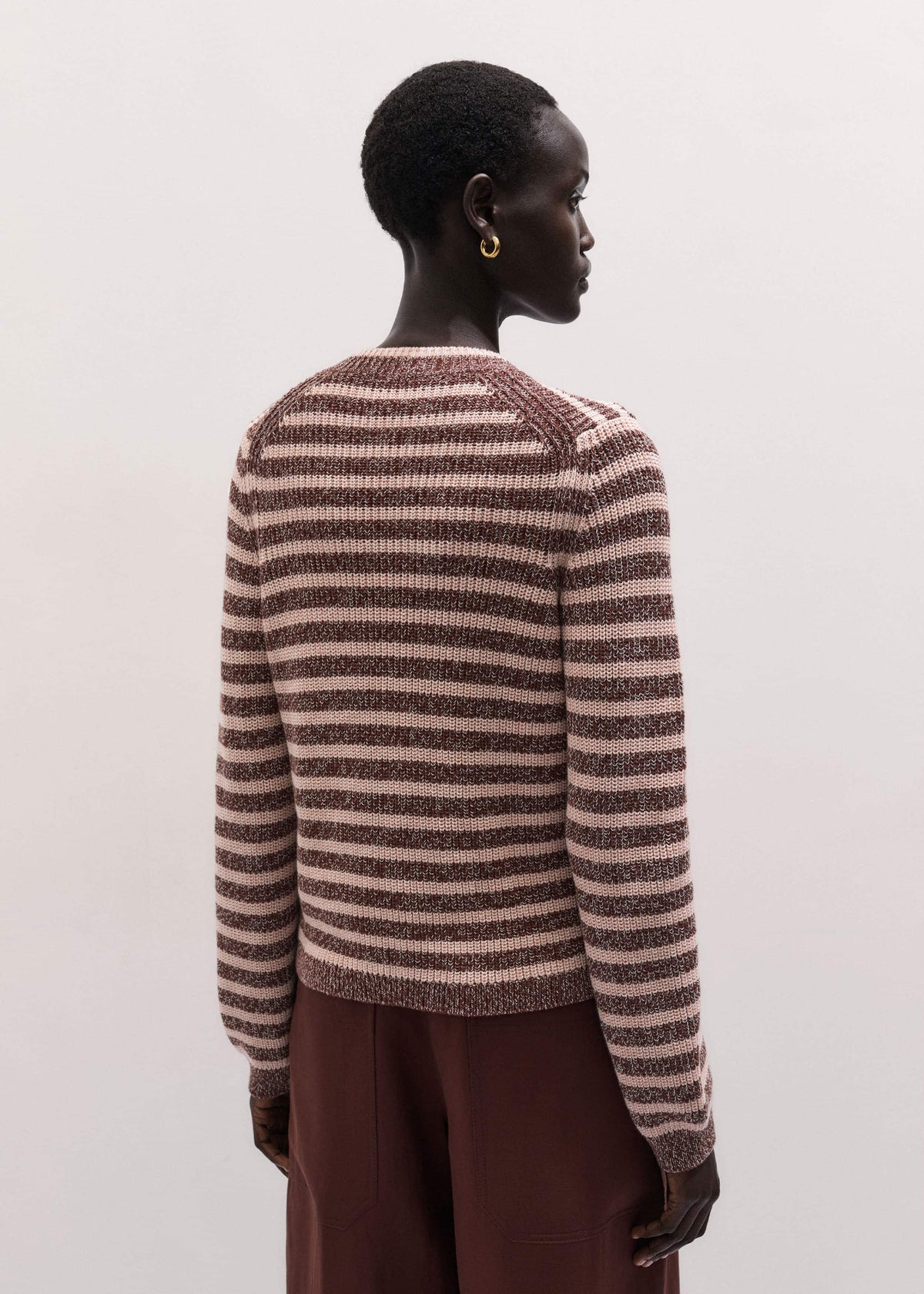 ME+EM Clothing Cinnamon Brown Straight Cardigan