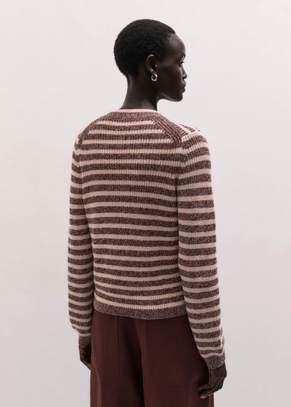 ME+EM Clothing Cinnamon Brown Straight Cardigan