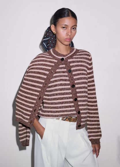 ME+EM Clothing Cinnamon Brown Straight Knit Tee