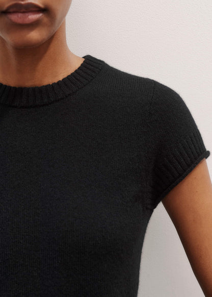 ME+EM Clothing Black Cashmere Baby Tee