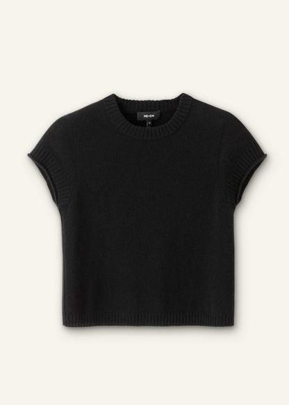 ME+EM Clothing Black Cashmere Baby Tee