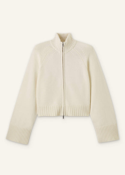 ME+EM Clothing Cream Two-Way Zip Jacket