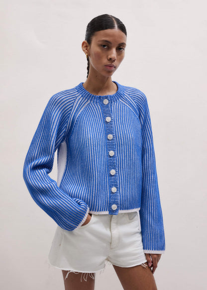 ME+EM Clothing White Soft Touch Cardigan