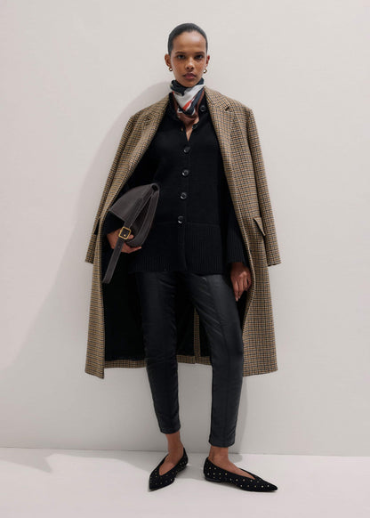 ME+EM Clothing Black Button-Through Longline Cardigan