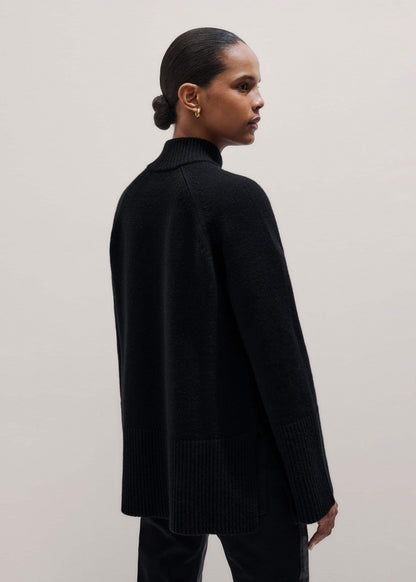 ME+EM Clothing Black Button-Through Longline Cardigan