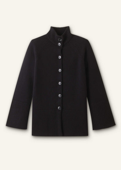 ME+EM Clothing Black Button-Through Longline Cardigan