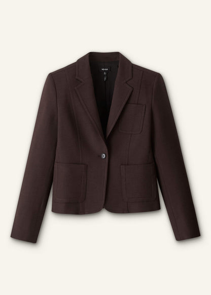 ME+EM Clothing Brown Fitted Short Blazer