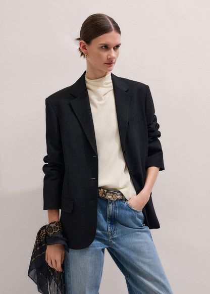 ME+EM Clothing Black Icon Oversized Blazer