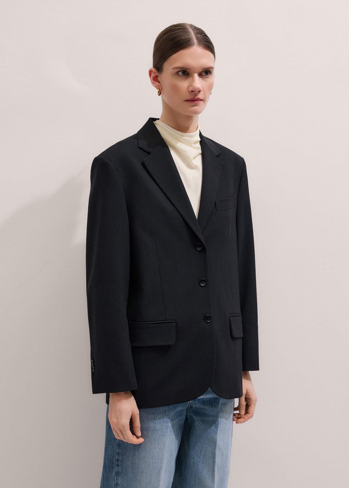 ME+EM Clothing Black Icon Oversized Blazer