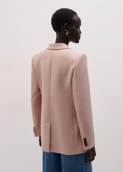 ME+EM Clothing Pink Sharp Shoulder Blazer