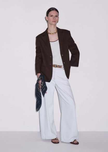 ME+EM Clothing Brown Summer Oversized Blazer