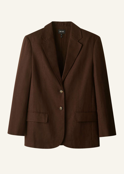 ME+EM Clothing Brown Summer Oversized Blazer