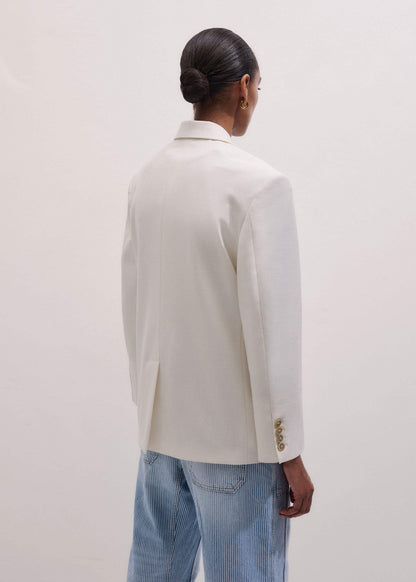 ME+EM Clothing Ivory Icon Intelligently Oversized Blazer