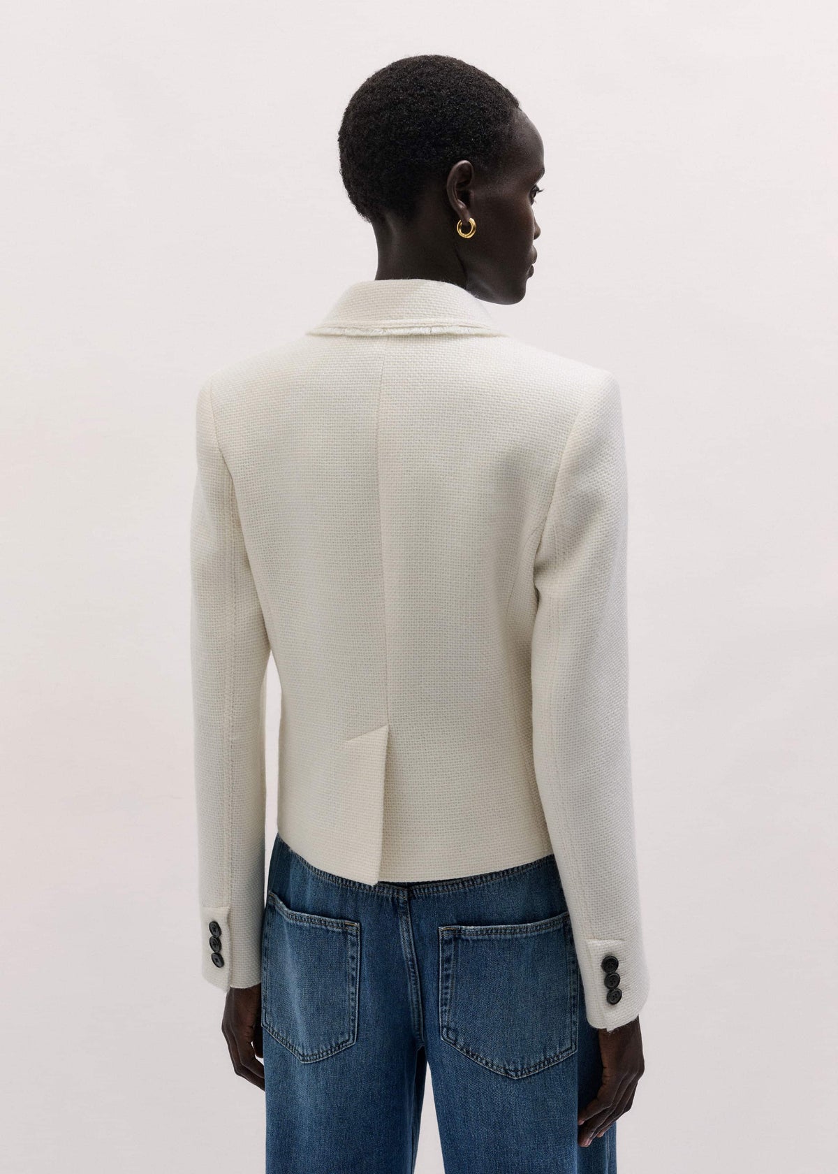 ME+EM Clothing Ivory AM-PM Fitted Blazer
