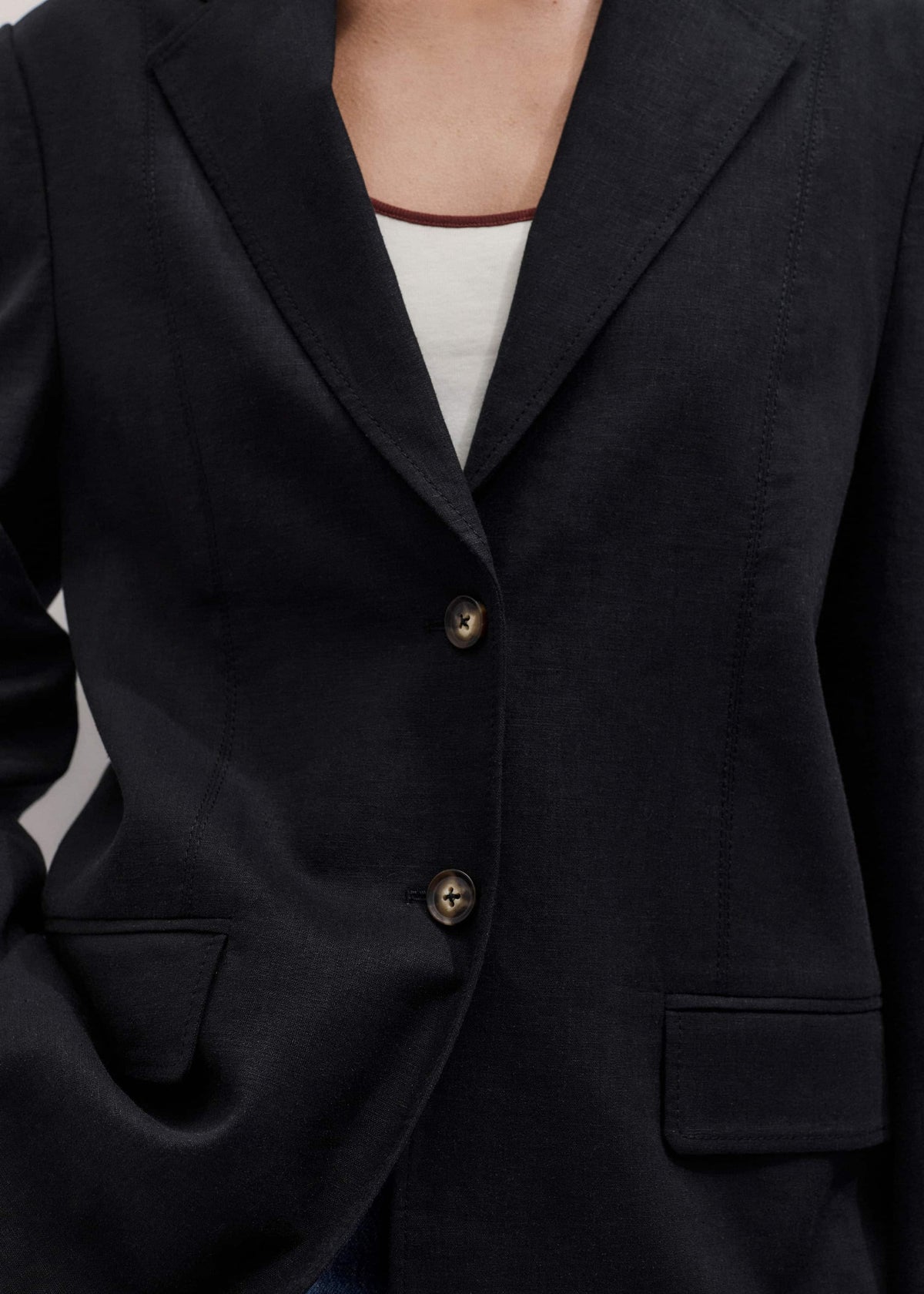 ME+EM Clothing Black Summer Oversized Blazer