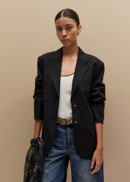 ME+EM Clothing Black Summer Oversized Blazer