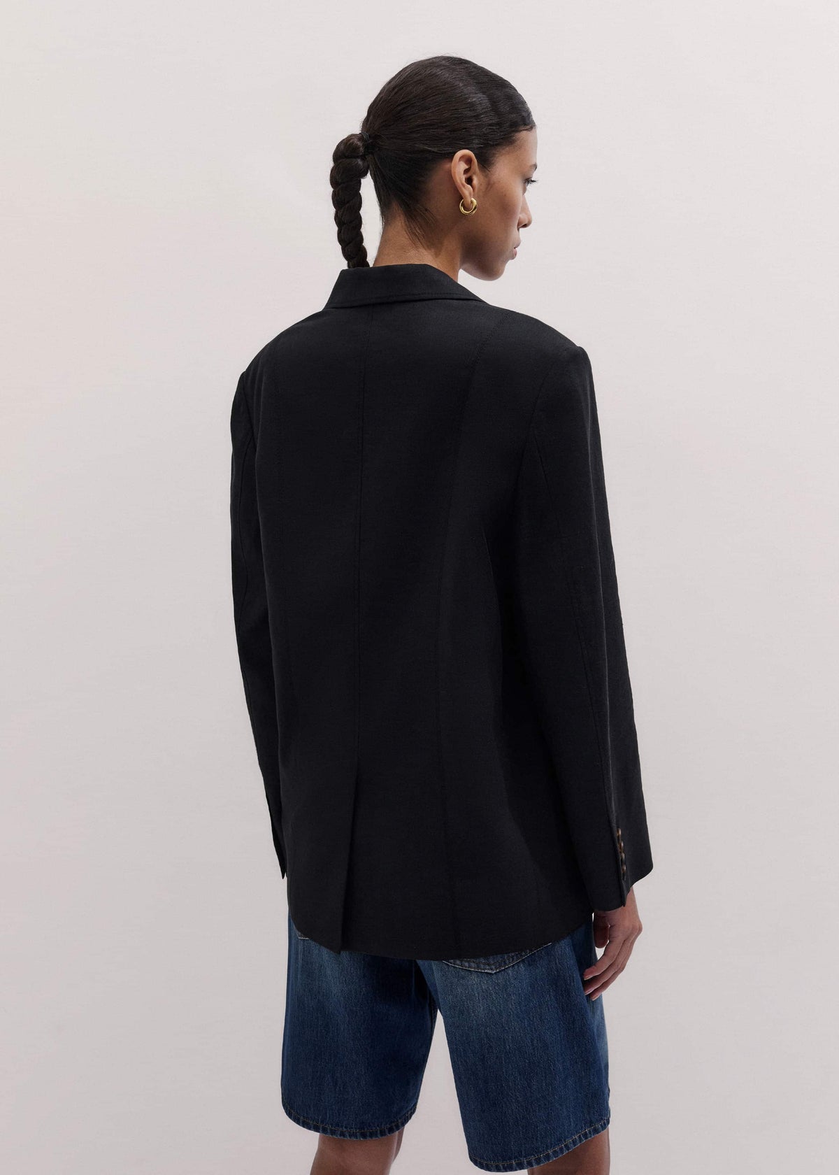 ME+EM Clothing Black Summer Oversized Blazer