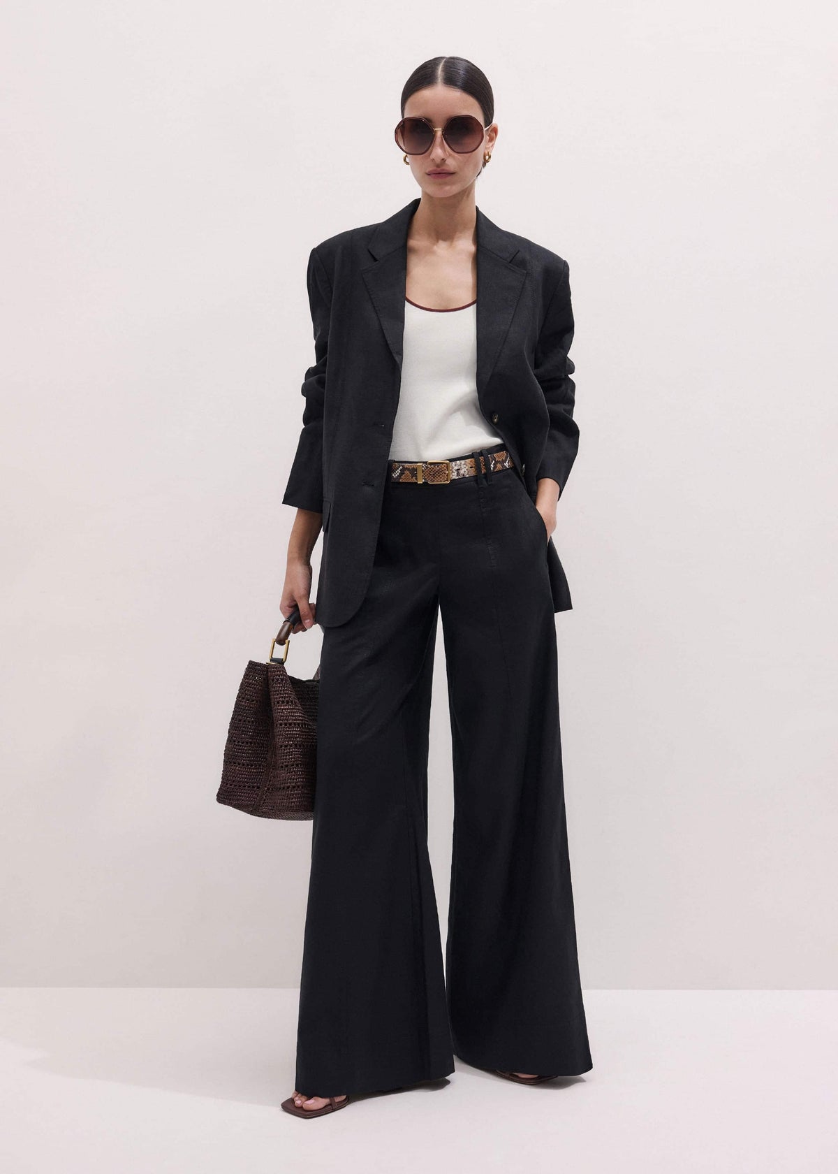ME+EM Clothing Black Summer Oversized Blazer