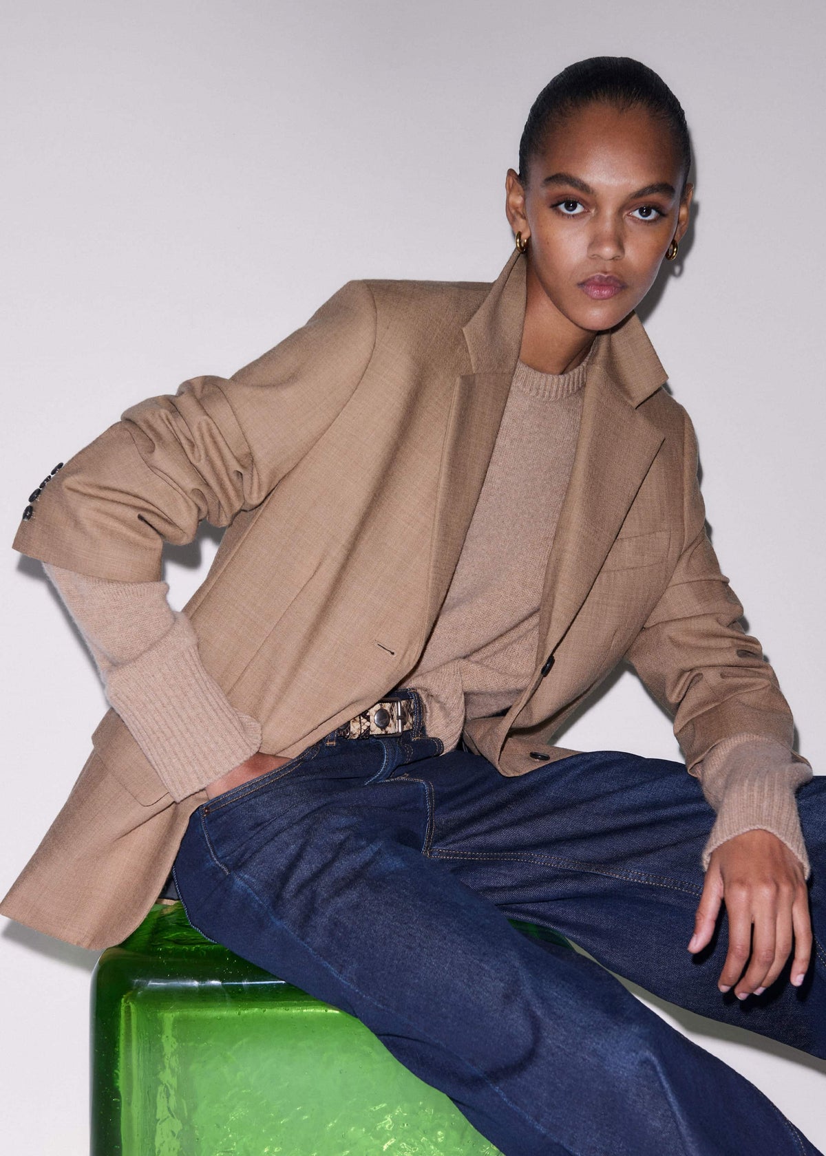 ME+EM Clothing Brown Icon Oversized Blazer