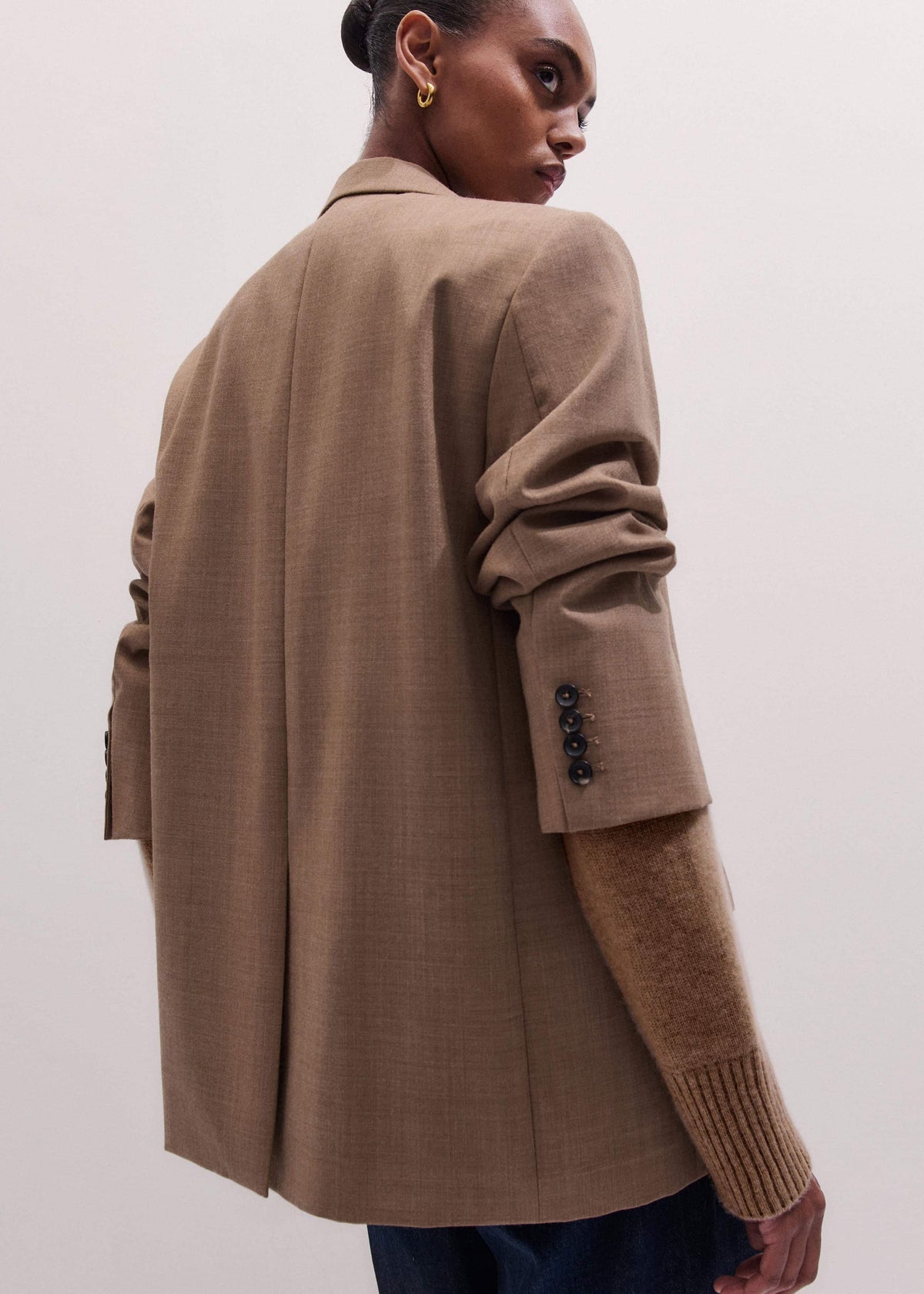 ME+EM Clothing Brown Icon Oversized Blazer