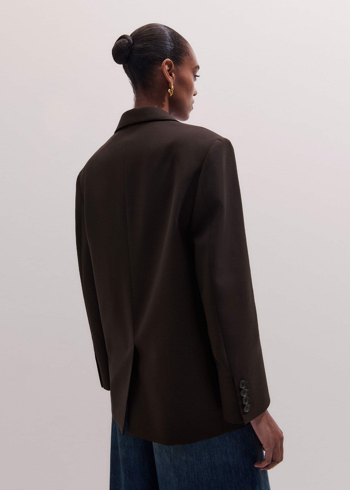 ME+EM Clothing Brown Icon Intelligently Oversized Blazer