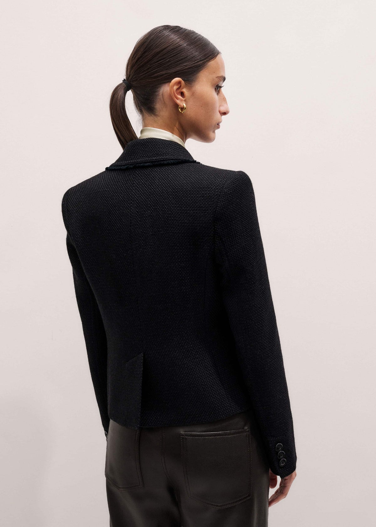ME+EM Clothing Black AM-PM Fitted Blazer