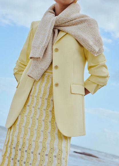 ME+EM Clothing Yellow Slim Contour Blazer