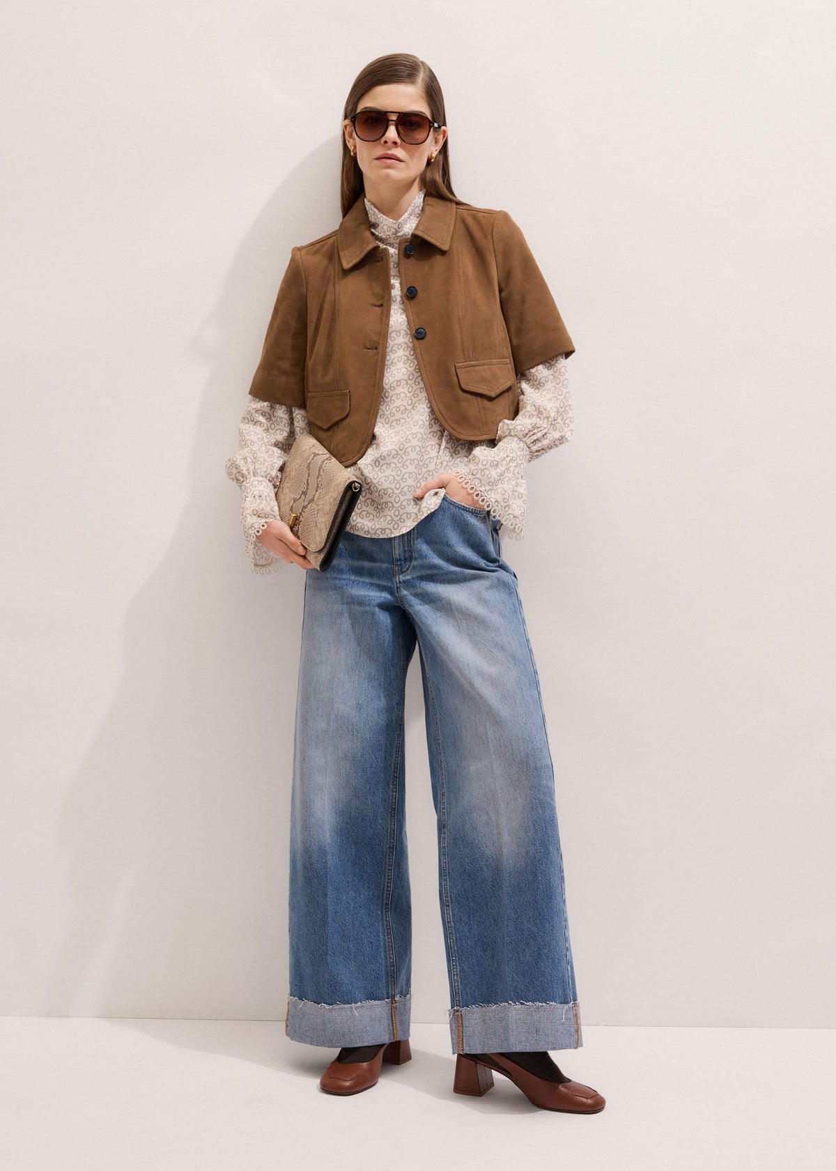 ME+EM Clothing Brown Everyday Short Sleeve Jacket