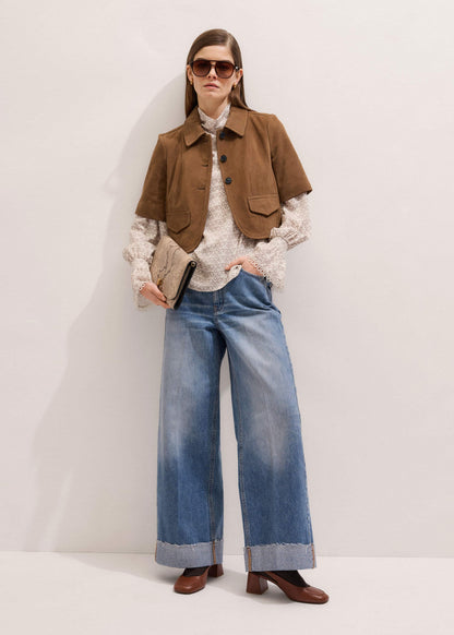 ME+EM Clothing Brown Everyday Short Sleeve Jacket