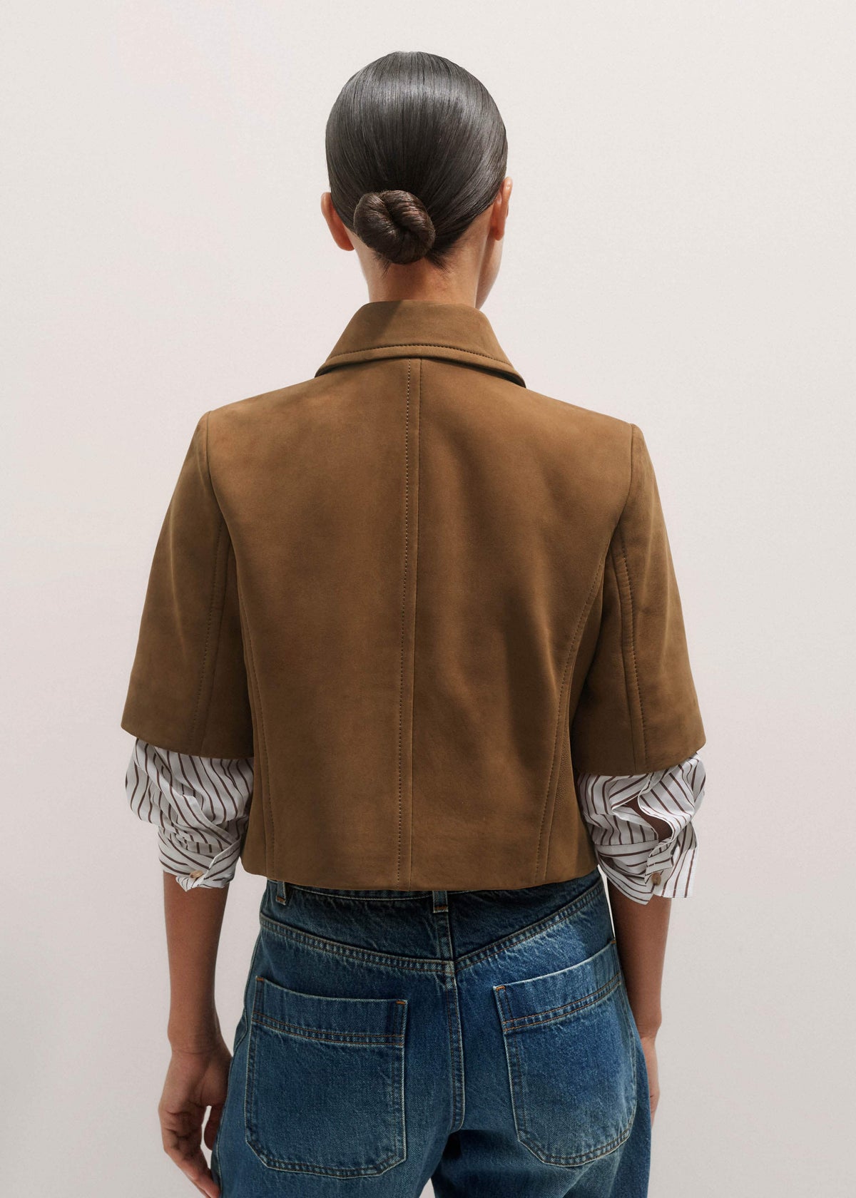 ME+EM Clothing Brown Everyday Short Sleeve Jacket