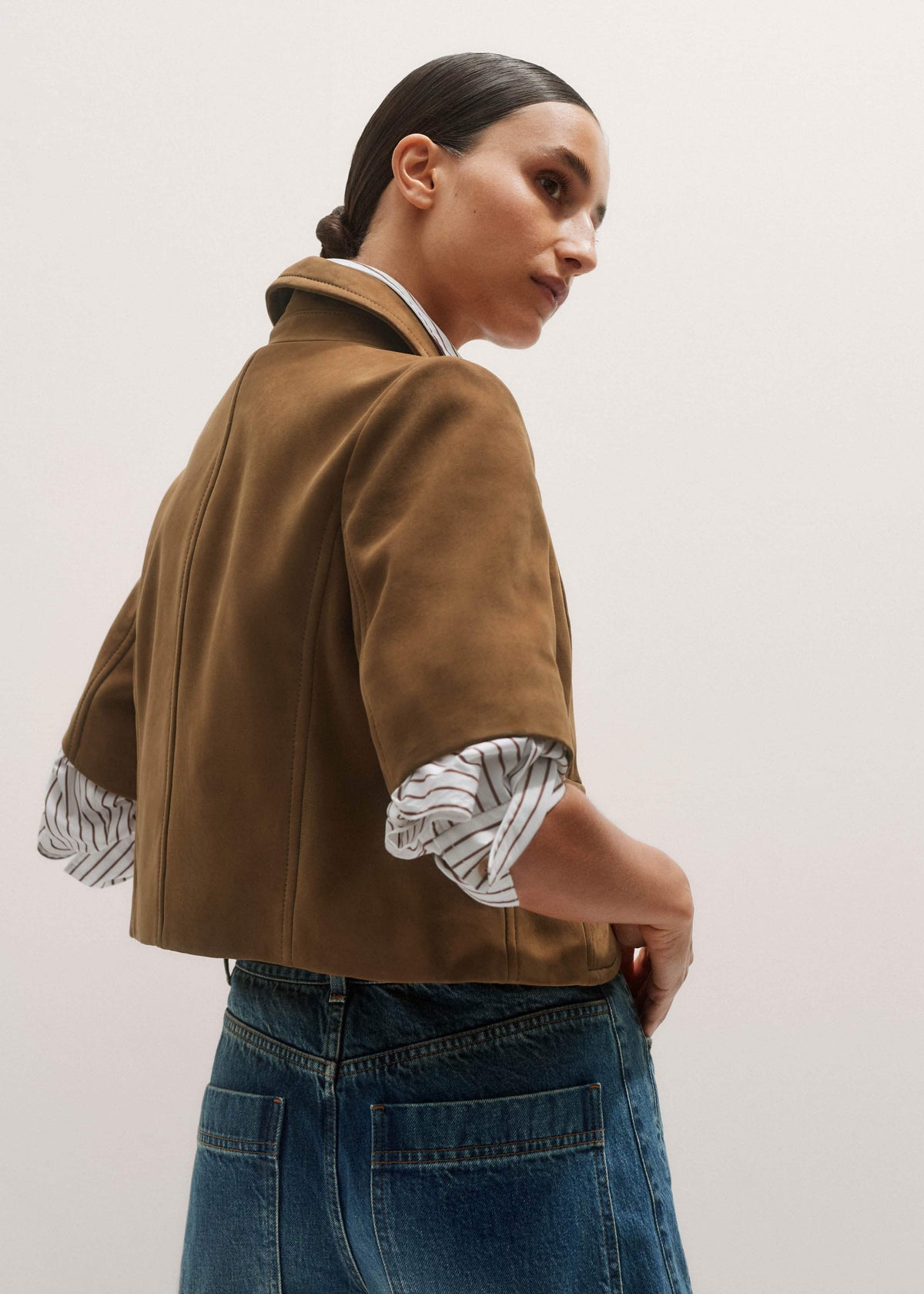 ME+EM Clothing Brown Everyday Short Sleeve Jacket