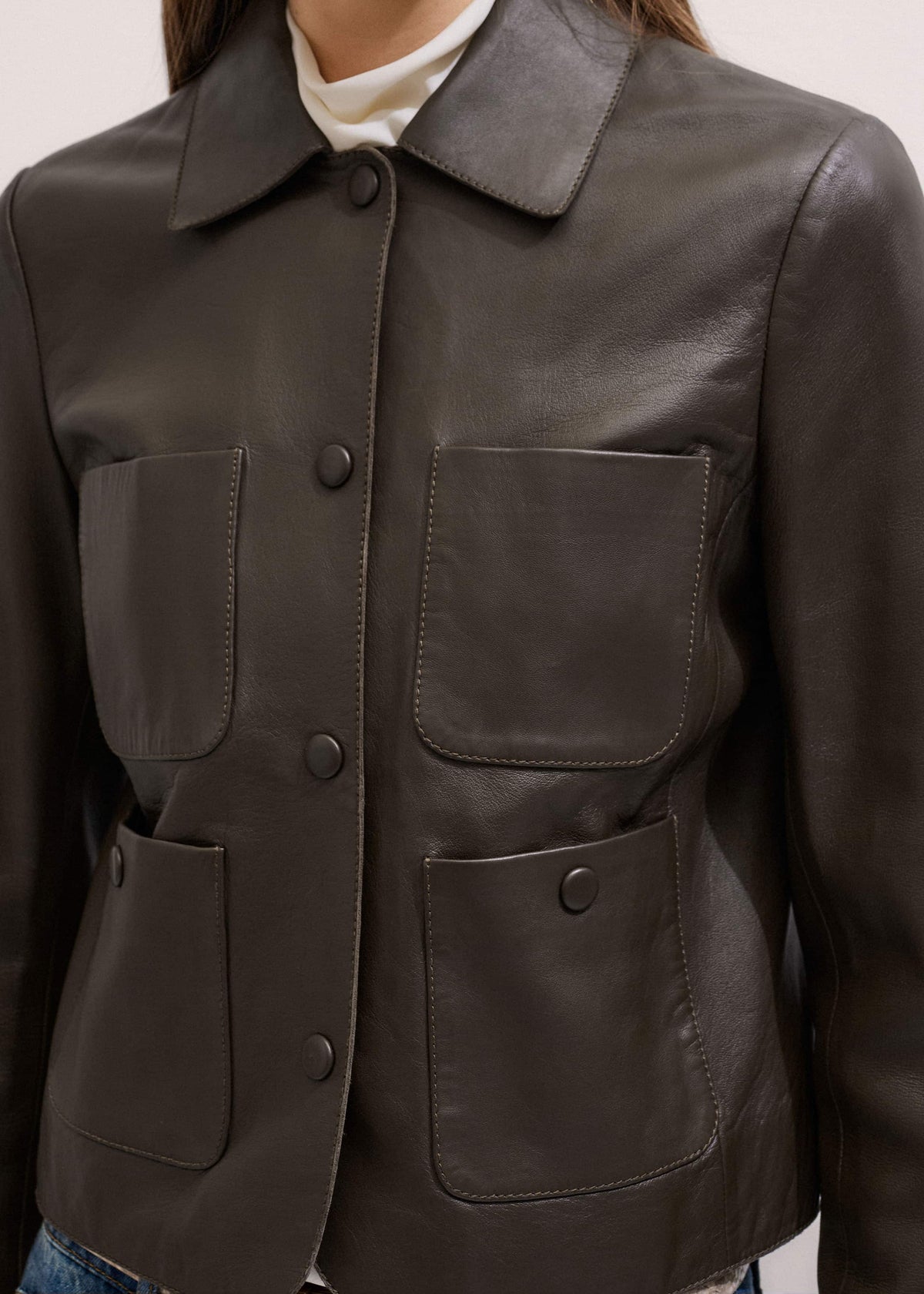 ME+EM Clothing Brown Patch Pocket Jacket