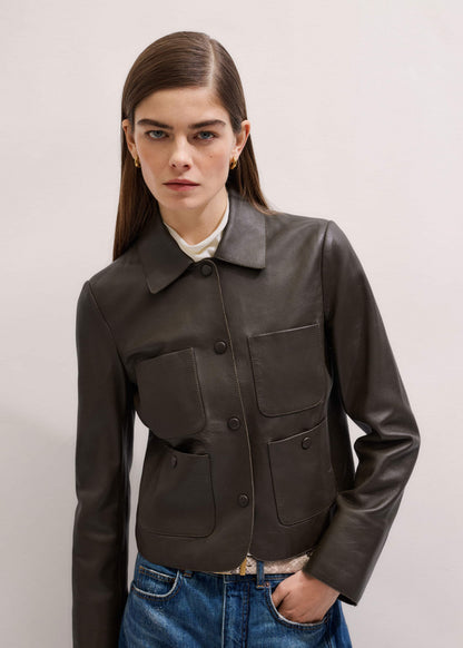 ME+EM Clothing Brown Patch Pocket Jacket