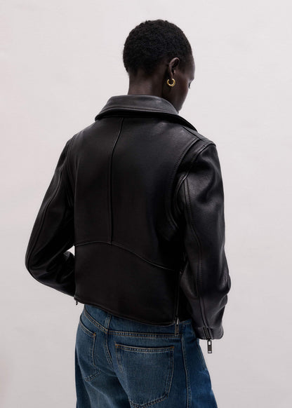 ME+EM Clothing Black Perfect Little Biker Jacket