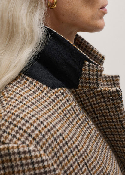 ME+EM Clothing Brown Heritage Wool Coat